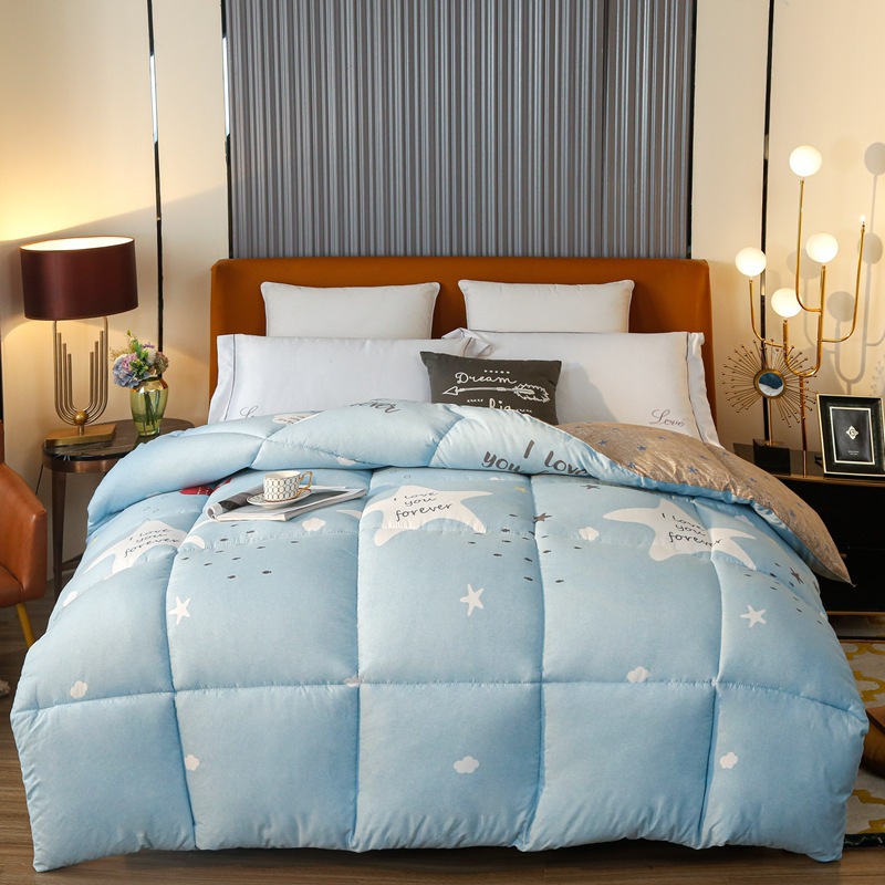 Picture of Quilt Spring and Autumn Quilt Core Quilt Winter Quilt Single Student Dormitory Autumn and Winter Thickened Four Seasons Universal Bedding Double