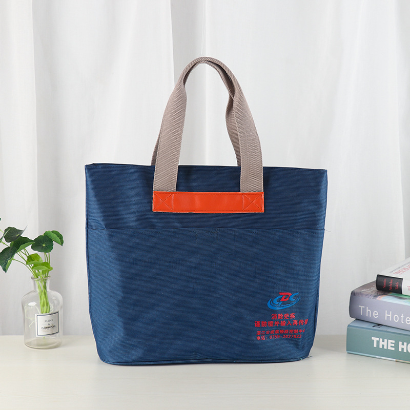 Wholesale one-shoulder canvas bag women's hand-held canvas bag blank printable logo cotton advertising shopping bag in stock