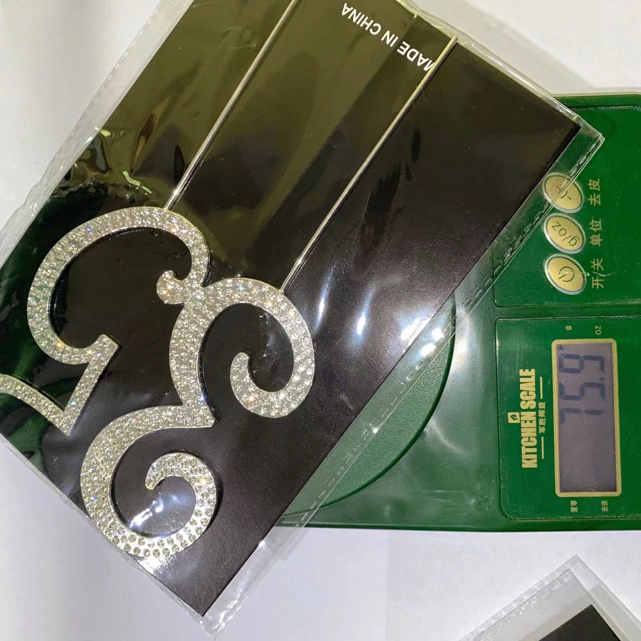 Picture of Wedding cake insert card foreign trade best selling wedding cake accessories large number 50 60 70 90