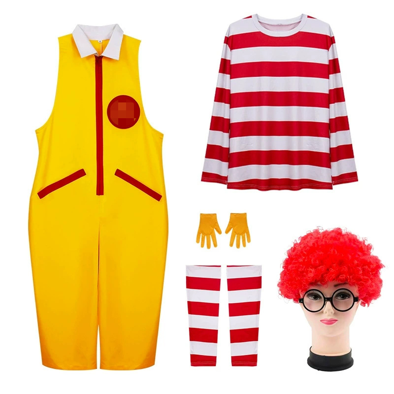 Picture of Christmas Costumes for Kidsren and Adults, Clown Cos Costumes, Welcome Costumes, Clown Character Family Costumes, Stage Performance Costumes