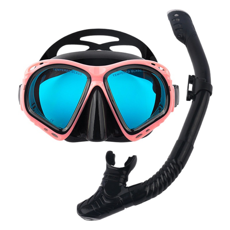 Professional Snorkeling suit Adult Water Sports Equipment Diving Mask Silicone Bite Full Dry Diving Goggles Wholesale