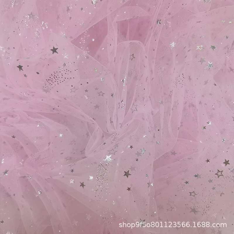 Picture of Trailing meteor gauze sheer soft nylon American mesh pet clothes, Barbie skirts, children's dresses, souvenir mesh tulle