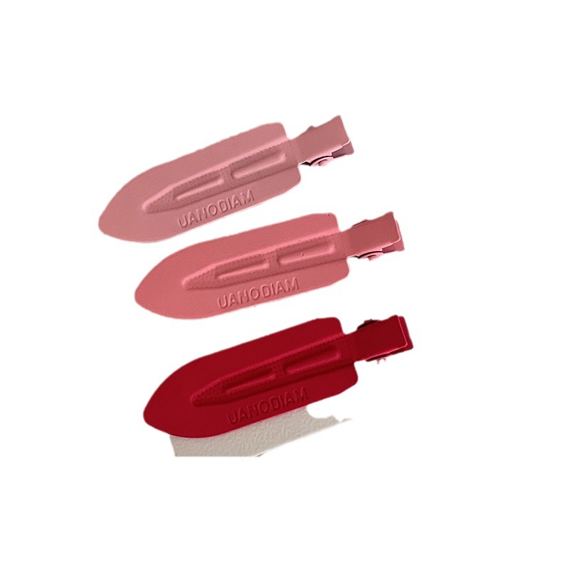 Picture of Pink Hairpin Women's Star Small Hairpin Side Bangs Clip Cute Side Clip Love Dopamine Clip Headdress