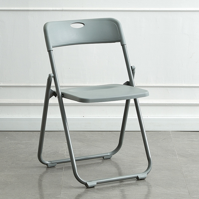 Picture of Plastic folding chair home back chair Internet celebrity photo chair dormitory dining chair conference office chair outdoor folding stool
