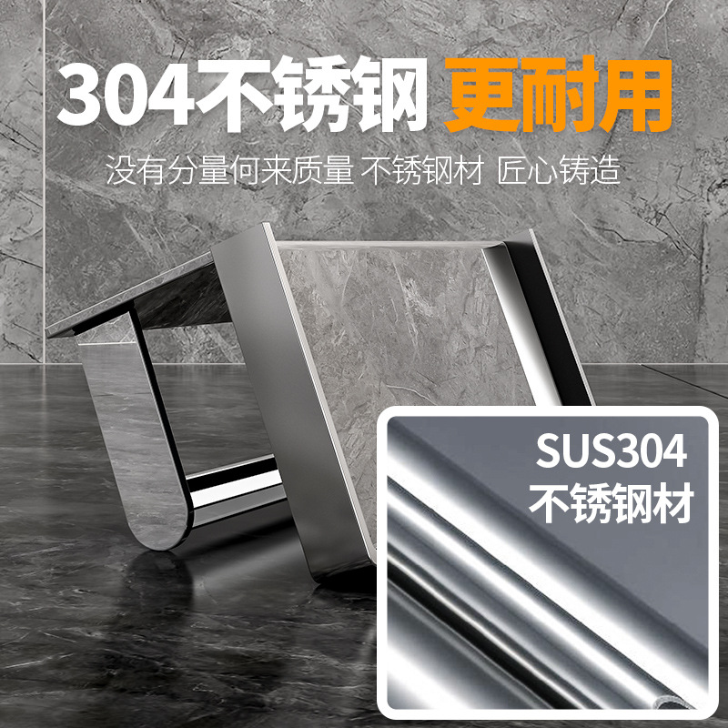Picture of Punch-free Roll Paper Holder 304 Stainless Steel Wall-mounted Mobile Phone Rack Toilet Roll Paper Box Toilet Tissue Holder