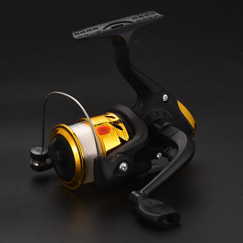 Picture of Type 200 small fishing wheel with line fishing wheel spinning wheel fishing wheel rock fishing wheel fishing gear sea Rod Road Asian rod fishing wheel