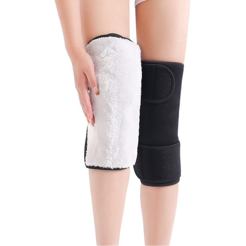 Electric car motorcycle knee pads autumn and winter riding windshield cold adjustable old cold legs thickened fleece-lined warm knee pads