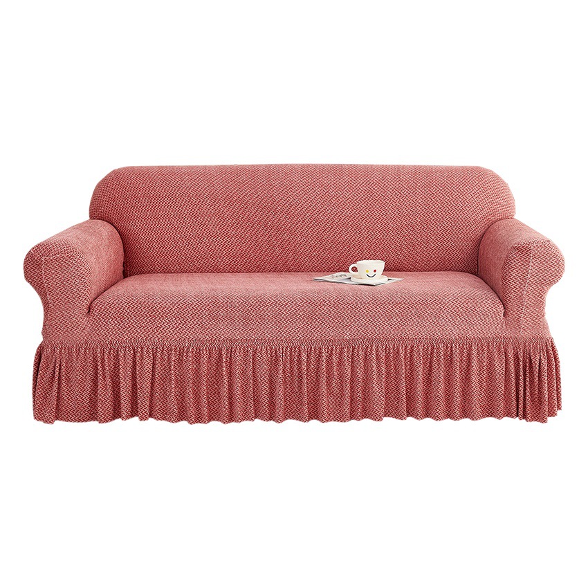 Chenille thickened sofa cover all-inclusive universal cover non-slip dustproof armrest sofa cover three-person Universal New