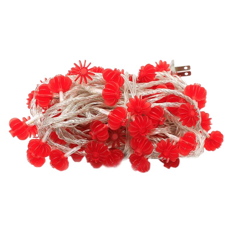 Manufacturer Wholesale New Year Holiday Light String Led Festive Spring Festival Red Lantern Light String Chinese Knot Pendant Decorative Lantern