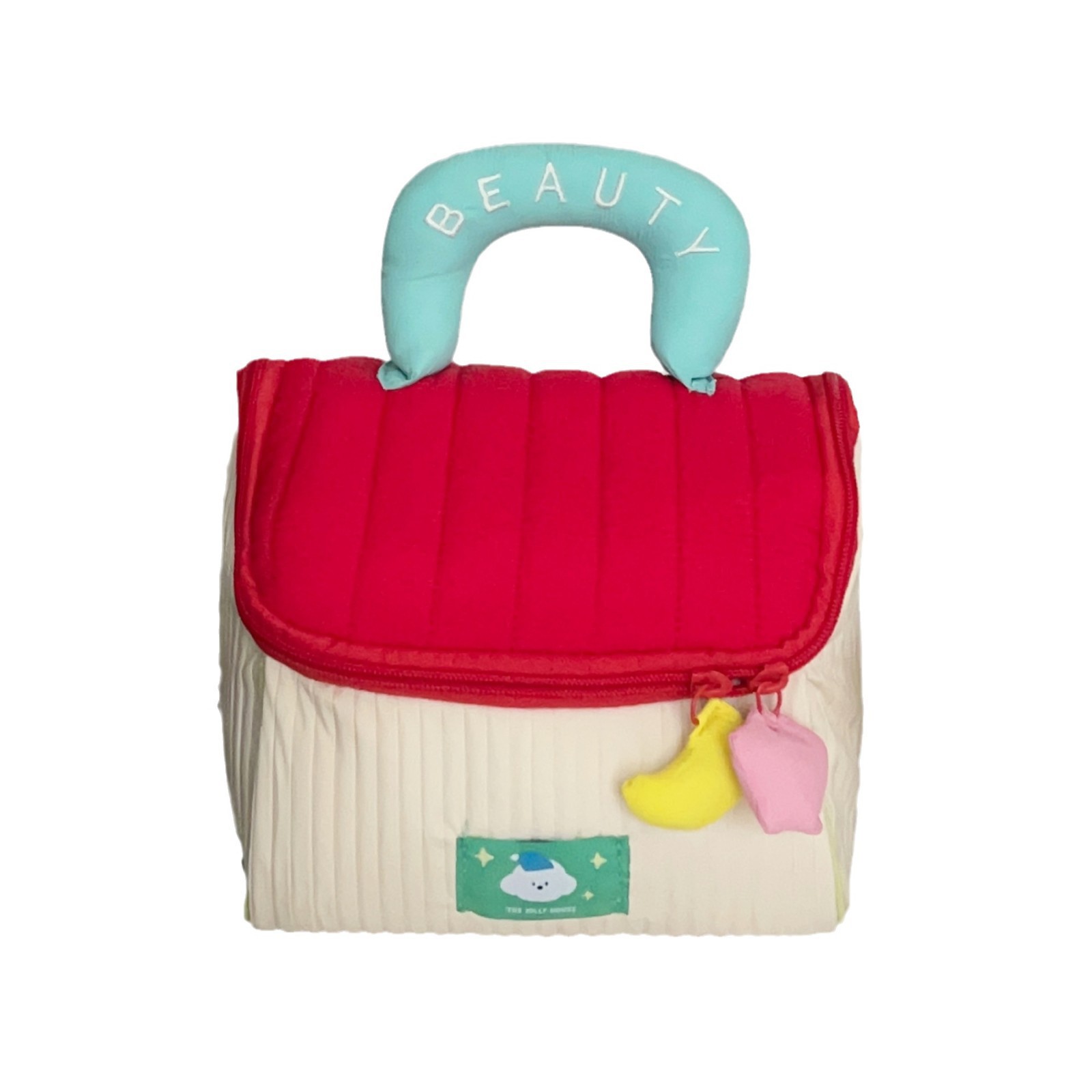 Picture of Upgraded Cute House Large Capacity Cosmetic Bag High-value Photo Handbag Portable Travel Cosmetic Bag