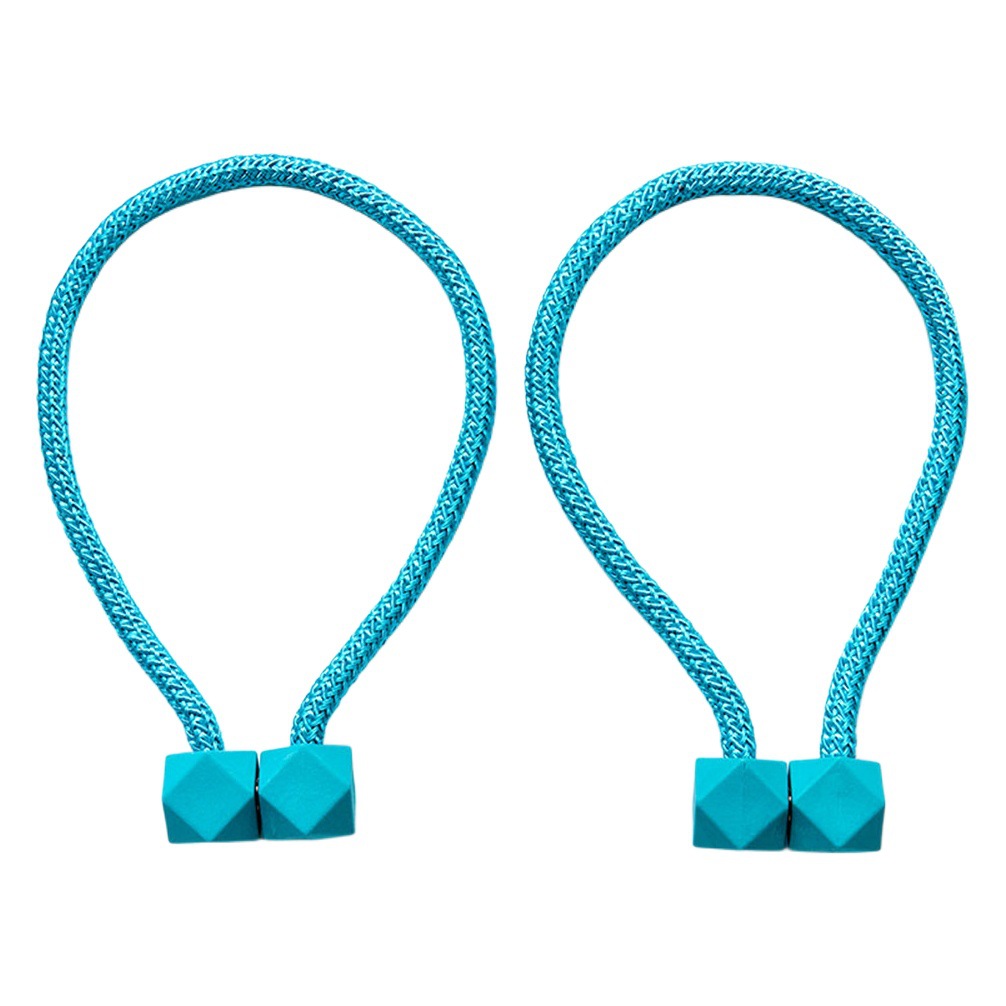Large pearl buckle tie rope curtain strap modern simple tie buckle punch-free tie rope window decoration accessories