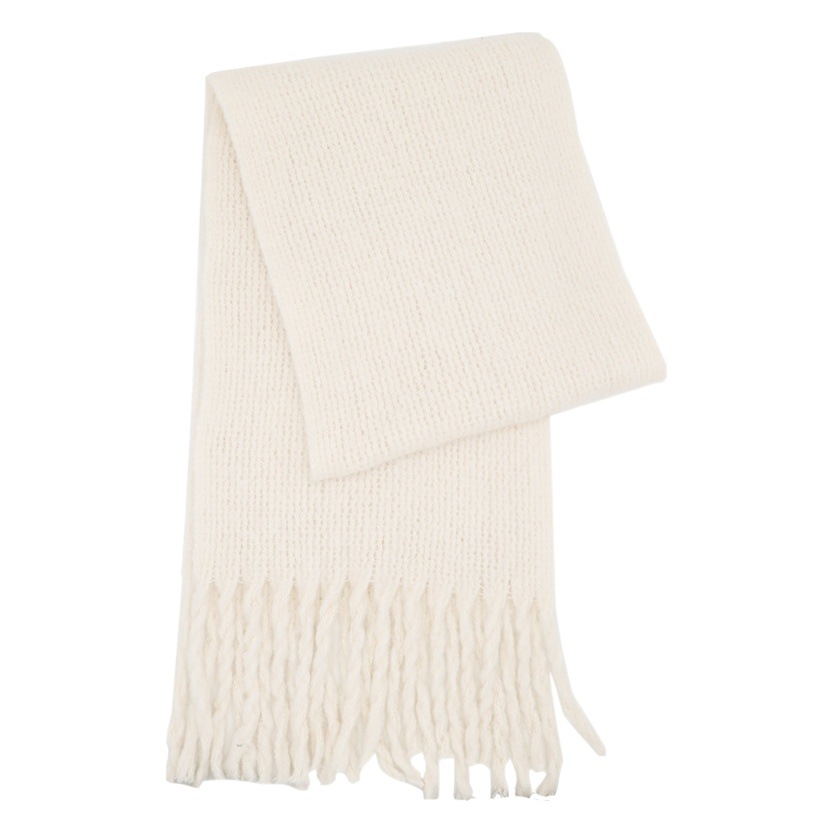 Picture of Korean Drama Ernie Red Scarf Women's Winter Korean Style Christmas Knitted 2024 New Thick Warm Scarf