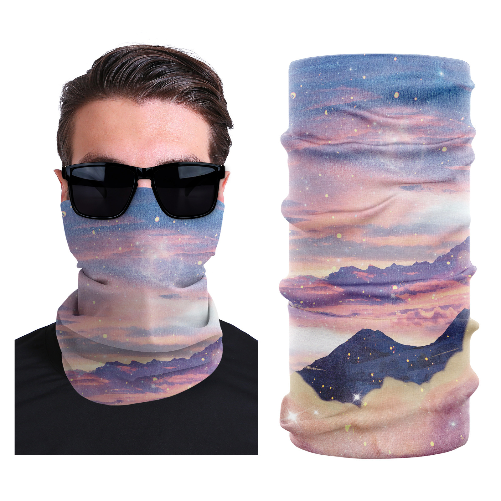Picture of Xunhui magic scarf outdoor scarf mountaineering riding scarf high elastic seamless Ice Silk face towel cross-border bandana