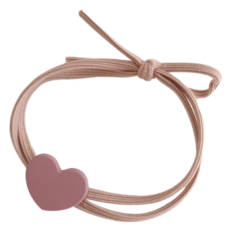 Can be used as hand chain dual-use hair rope for boyfriend love hair band hair rope Korean cute small rubber band leather case