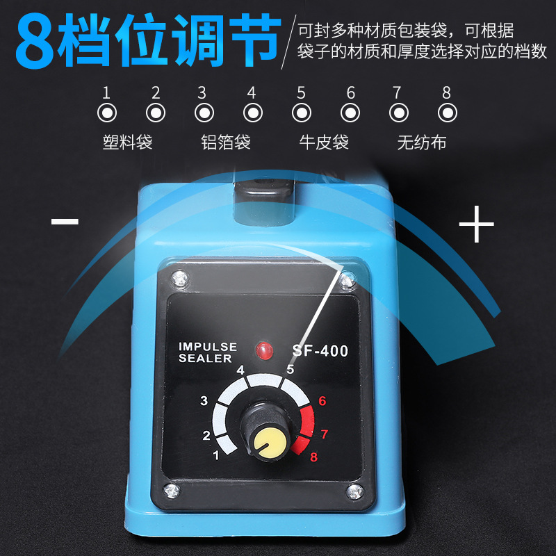 Picture of Open filling bag hand pressure sealing machine inflatable bag plastic film air plastic sealing machine portable manual sealing machine