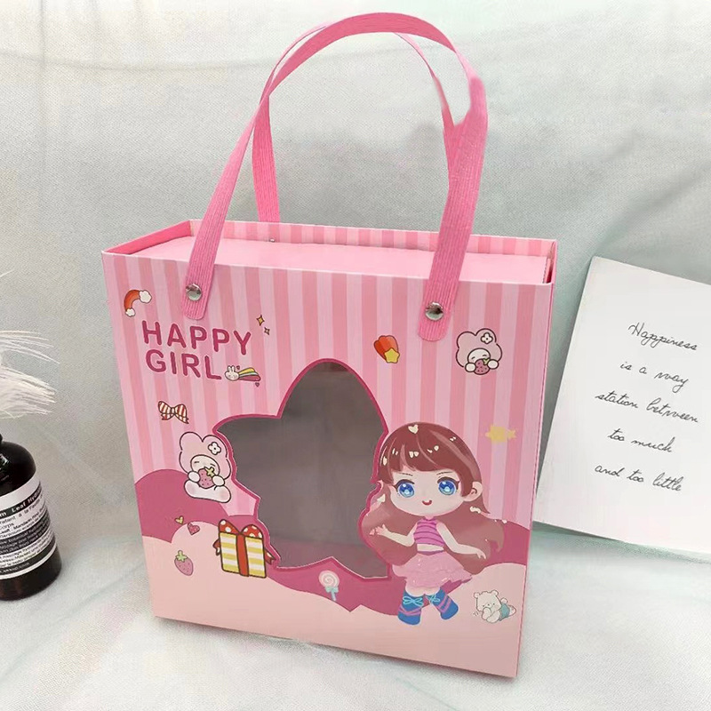 Baby candy gift box child full moon happy egg return gift birth empty box 100 days portable birthday box kindergarten gift box