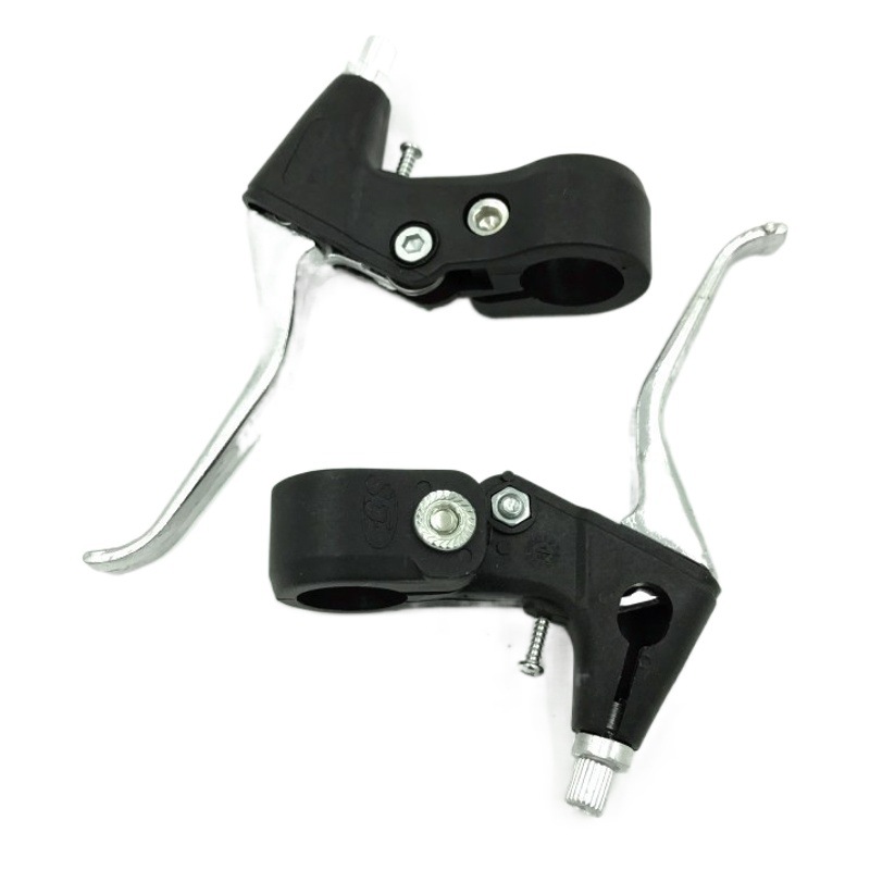 Mountain brake handle semi-aluminum car brake folding bicycle brake handle brake handle three-finger semi-aluminum brake handle good quality manufacturers