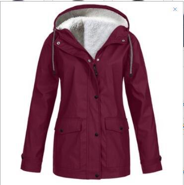 Picture of 2022 Amazon ebay Explosions European and American Autumn and Winter fleece-lined Jacket Outdoor Mountaineering Suit Hooded Jacket Rustic Jacket