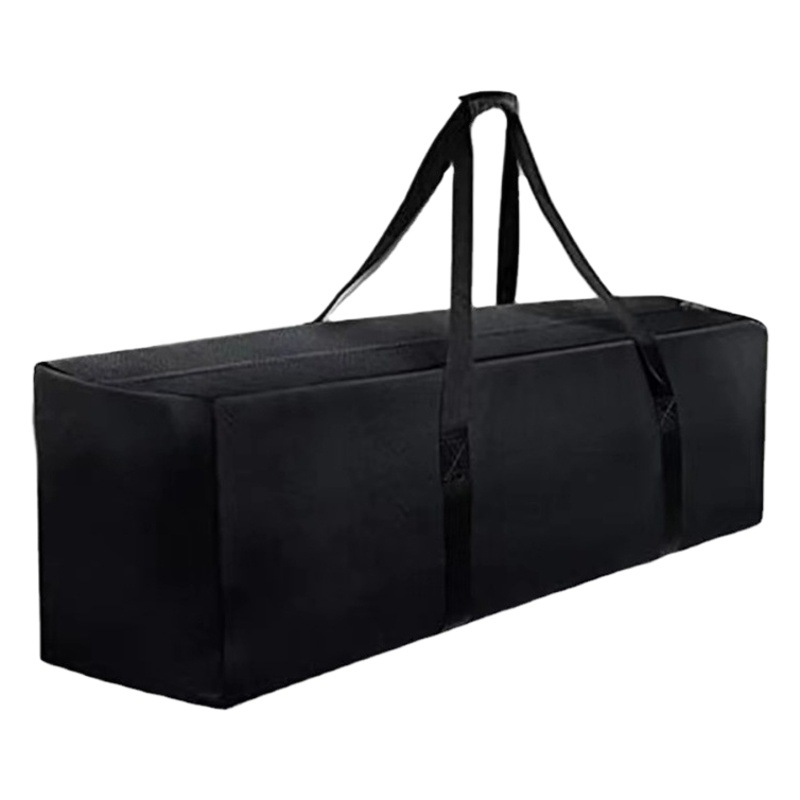 Outdoor waterproof and dustproof storage bag rainproof 210D Oxford cloth picnic black bag storage bag portable and durable