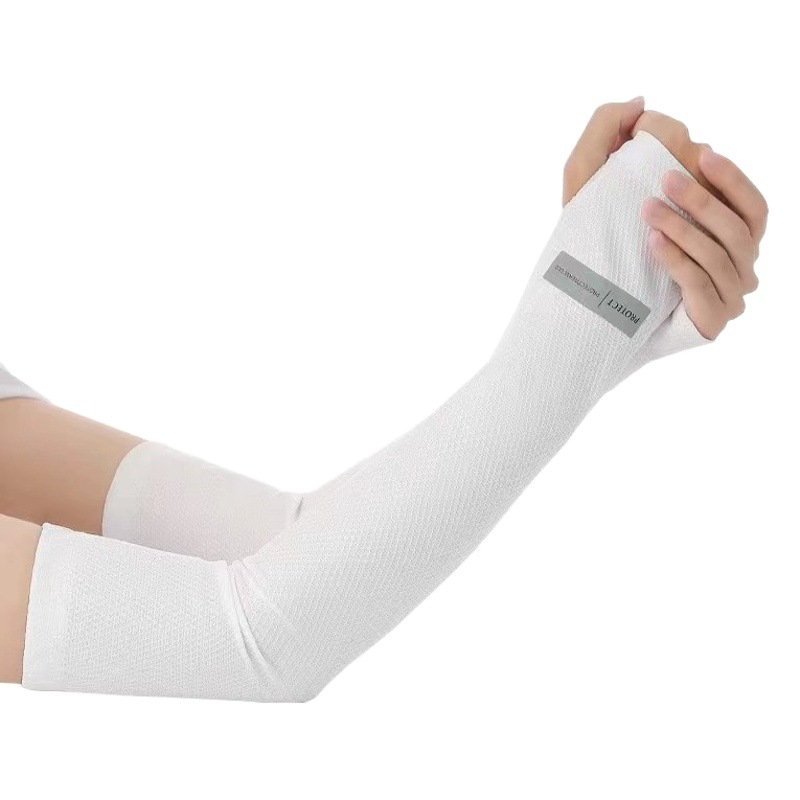 Summer Quick-drying Ice Silk Gloves Thin Driving UV-resistant Ice-sensitive Ice Sleeves Loose plus size Sleeves for Men and Women
