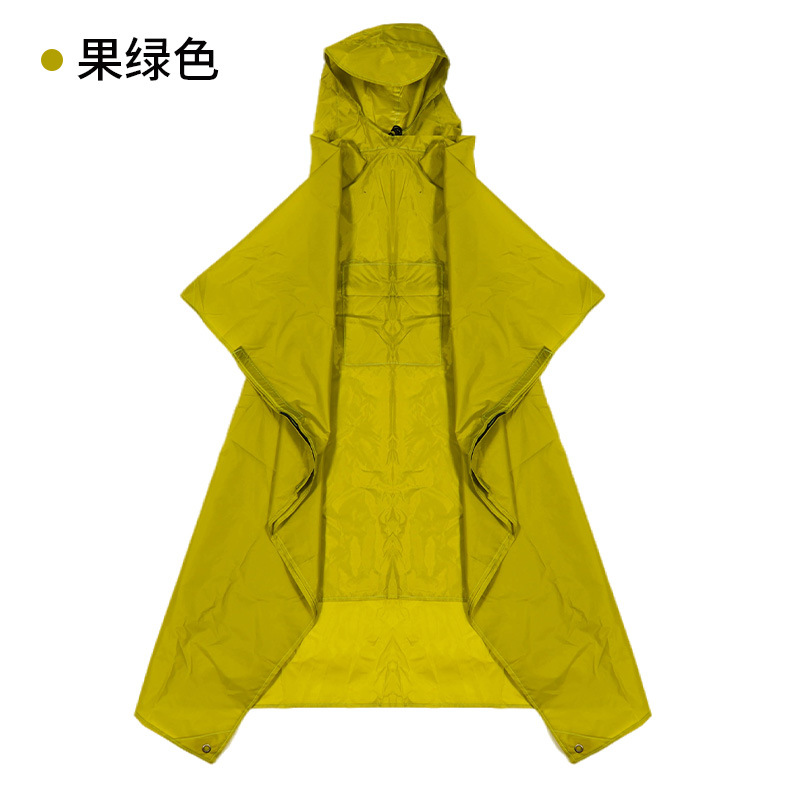 Picture of Three-in-one raincoat backpack outdoor mountaineering hiking conjoined poncho unisex multifunctional ultra-light foreign trade cross-border