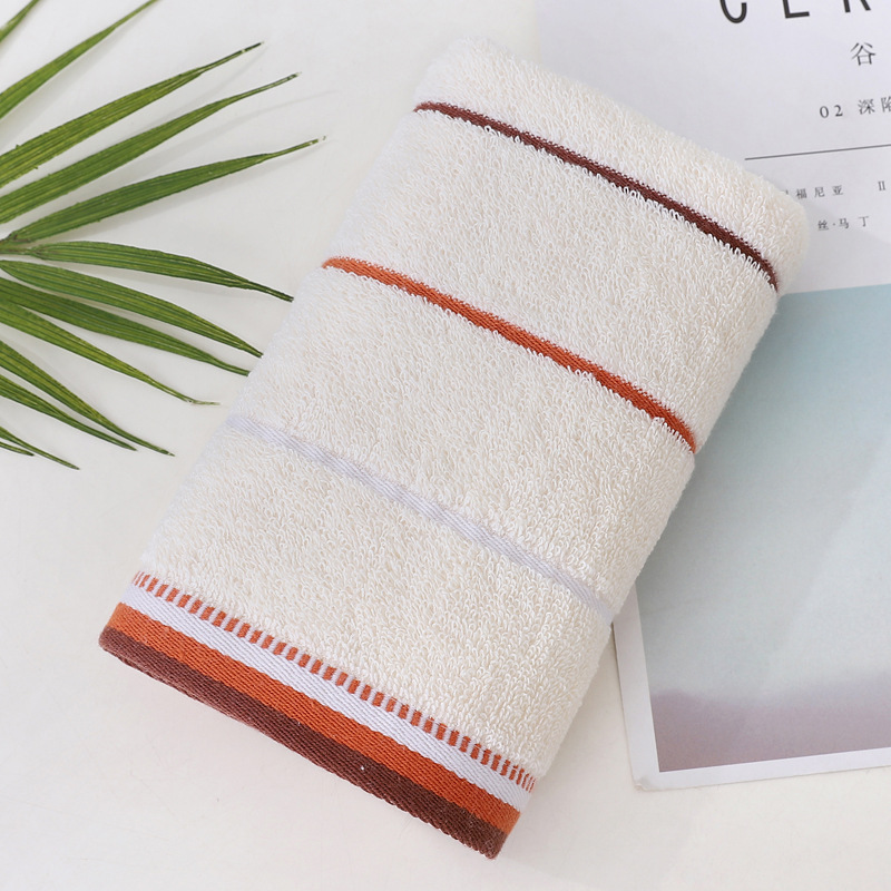 Picture of Towel factory wholesale household thickened cotton face towel checkered cotton towel gift embroidered logo