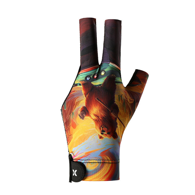 Picture of Billiards Gloves with Three Fingers Leaking for Left and Right Hands, Single Smooth Elastic Ice Silk Breathable Non-Slip Thin Billiards Gloves for Men and Women