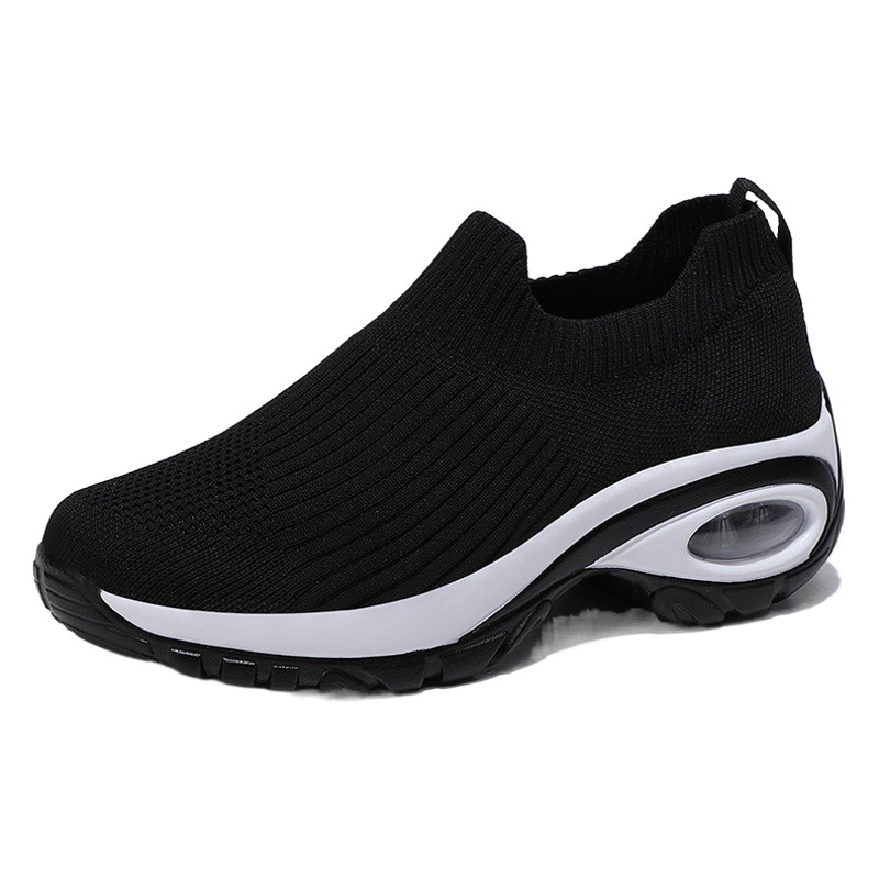 Picture of Autumn Casual Women's Shoes, Foreign Trade Air-Cushion Sneakers, Fly-Knit Breathable Lightweight Slip-On Women's Sneakers