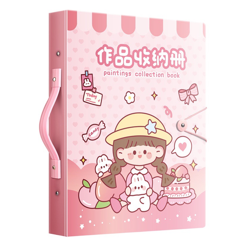 Kaba bear a3 picture album storage book children 4K8K open picture folder picture a2 picture book work painting set painting