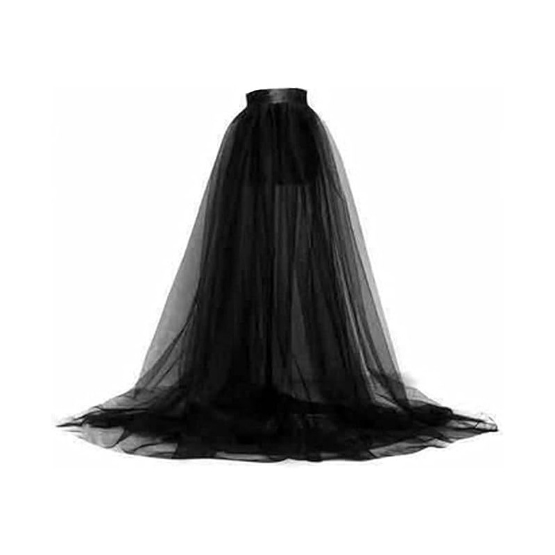 Picture of Cross-border Amazon Black yarn perspective skirt dress tulle long skirt swing party retro dance party clothing photo