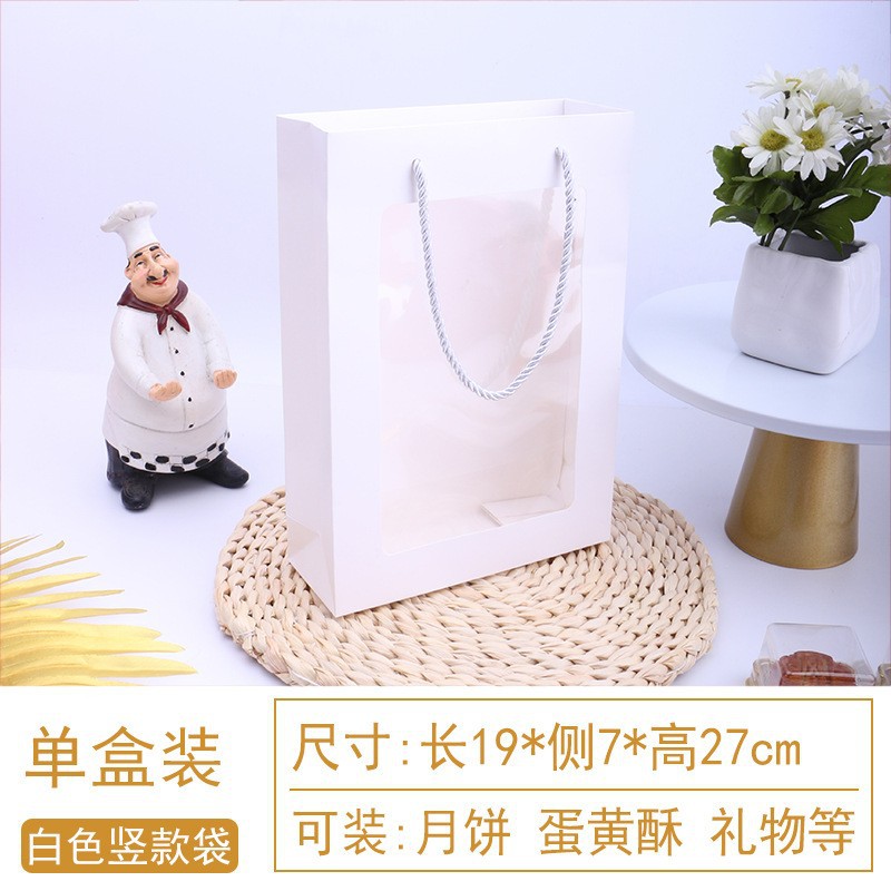 Picture of Mid-Autumn Festival portable gift box moon cake box egg yolk crisp gift box snow Mei Niang biscuit green bean cake high-end packaging box wholesale