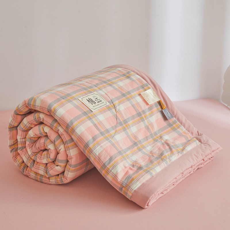 Picture of Class A Maternal and Infant Grade Non-printed Summer Quilt Xinjiang Cotton Air-conditioning Quilt Core Machine Washable Summer Cool Quilt Summer Thin Quilt