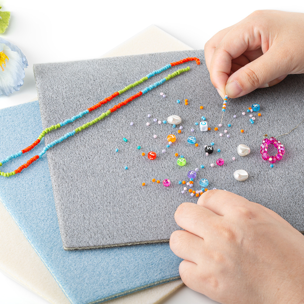 Picture of 3-piece set pad bead cloth sponge bead pad winding beads special to prevent Pearl round beads from slipping DIY handmade tools