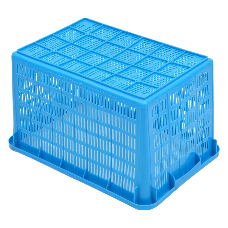 Thickened logistics turnover basket clothing vegetables and fruits transportation shelf finishing storage plastic basket 610*425*355