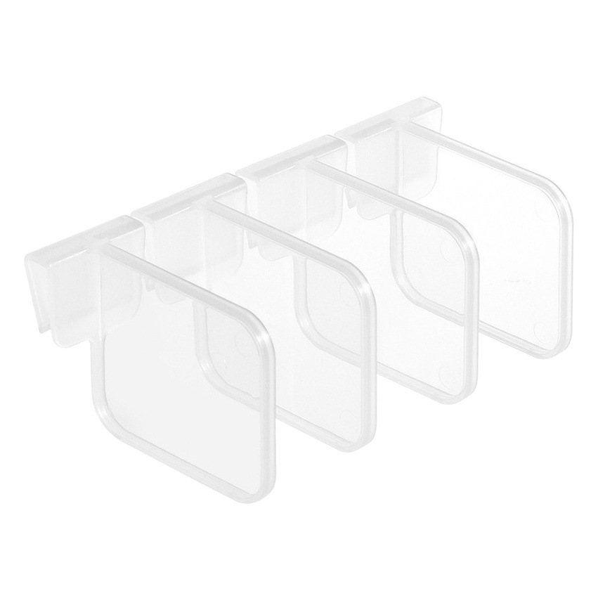 Refrigerator Side Door Retractable Partition Board Multi-Functional Creative Storage Extended Partition Board Storage Rack Finishing Partition Clip