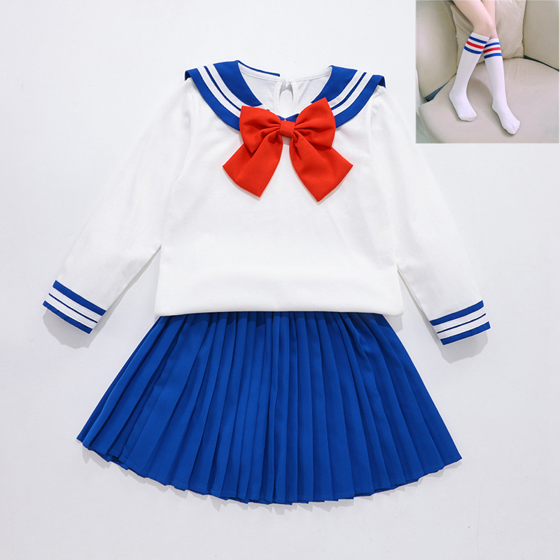 Picture of Children's Autumn Suit Sailor Moon Cosplay Stage Catwalk Water Ice Moon Dress Female Performance Clothing K-Style