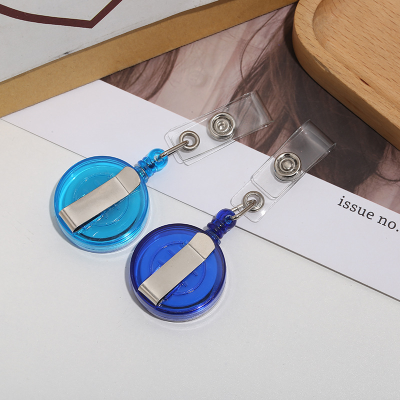 Picture of Transparent Easy Pull Buckle Outdoor Real Color Easy Pull Buckle Easy Pull Retractable Buckle Wire Puller ID Buckle