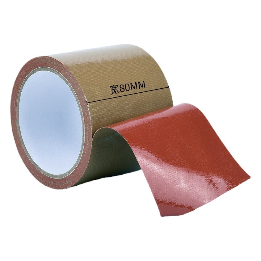 Brown red glue base tape wholesale high-stick waterproof clothing template carpet single-sided brown tape manufacturers