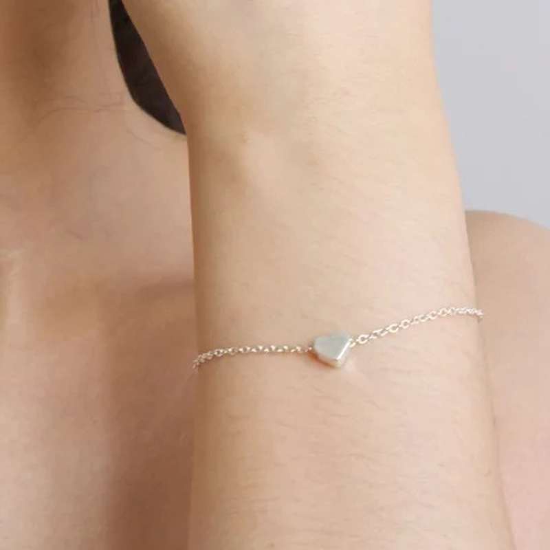 AliExpress Hot Sale New Arrival Bracelet Fashionable Heart Bracelet Gold Plated Alloy Heart Shape Bracelet for Women