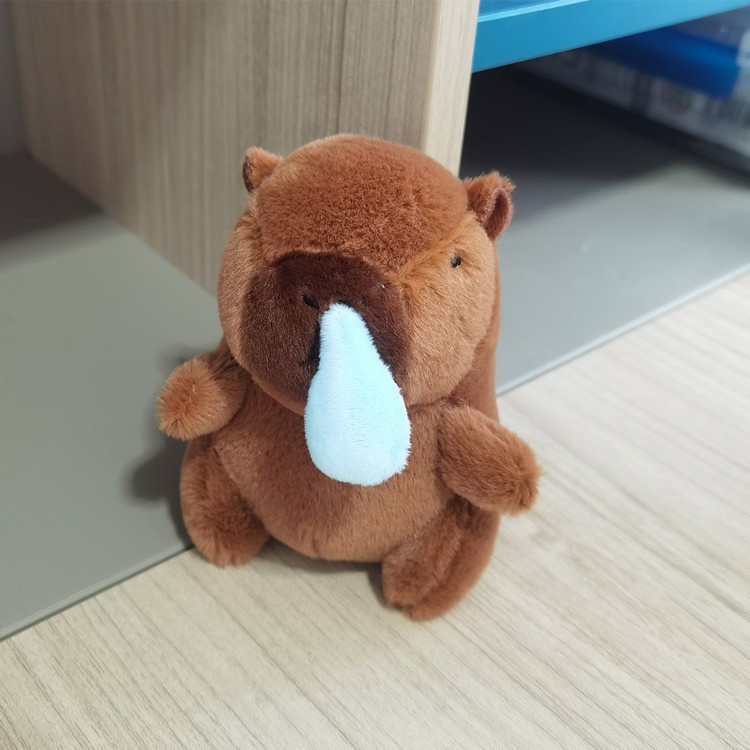 Picture of Internet celebrity boutique schoolbag ornaments capabala capybara pendant creative car keychain plush doll batch