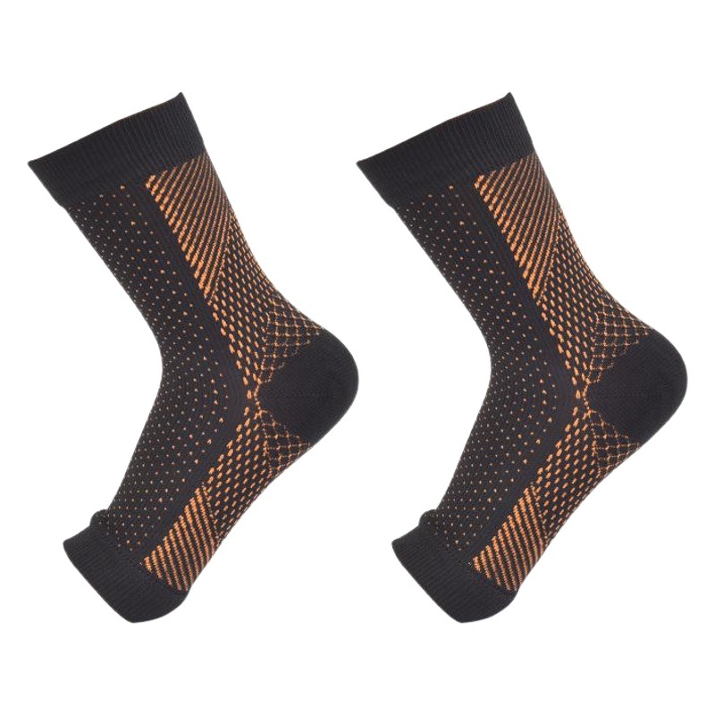 Ready Supply of Cross-Border Open-Toe Socks for Sports and Running Pressure Sweat-Absorbent Socks with Breathable Elastic Heels