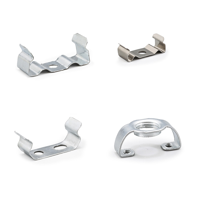 Picture of T5 Bracket T8 Hanging Plate Nickel Plated White Zinc Plastic Stainless Steel Frog Lamp Holder Bracket Ground Pieces