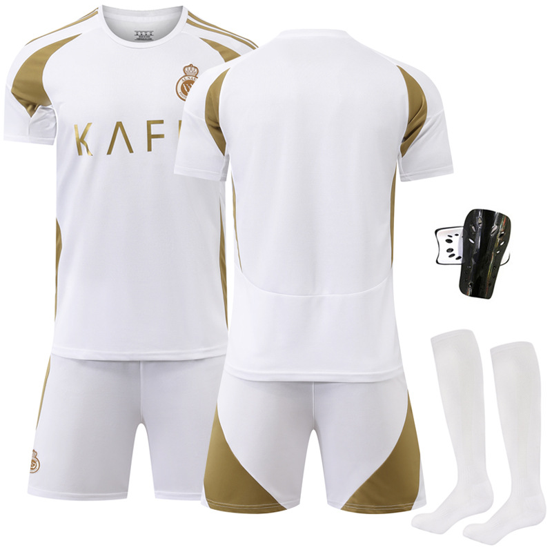 Picture of 2425 Riyadh Victory 2 Away New No.7 Ronaldo Football Uniform suit Saudi League White Jersey Children