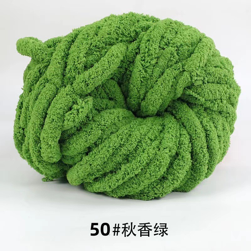 Picture of Extra Thick Ice Stick Cat Tail Thread Wholesale Sausage Wool Handmade DIY Cushion Blanket Cat Nest Big Tree Sweater Decoration