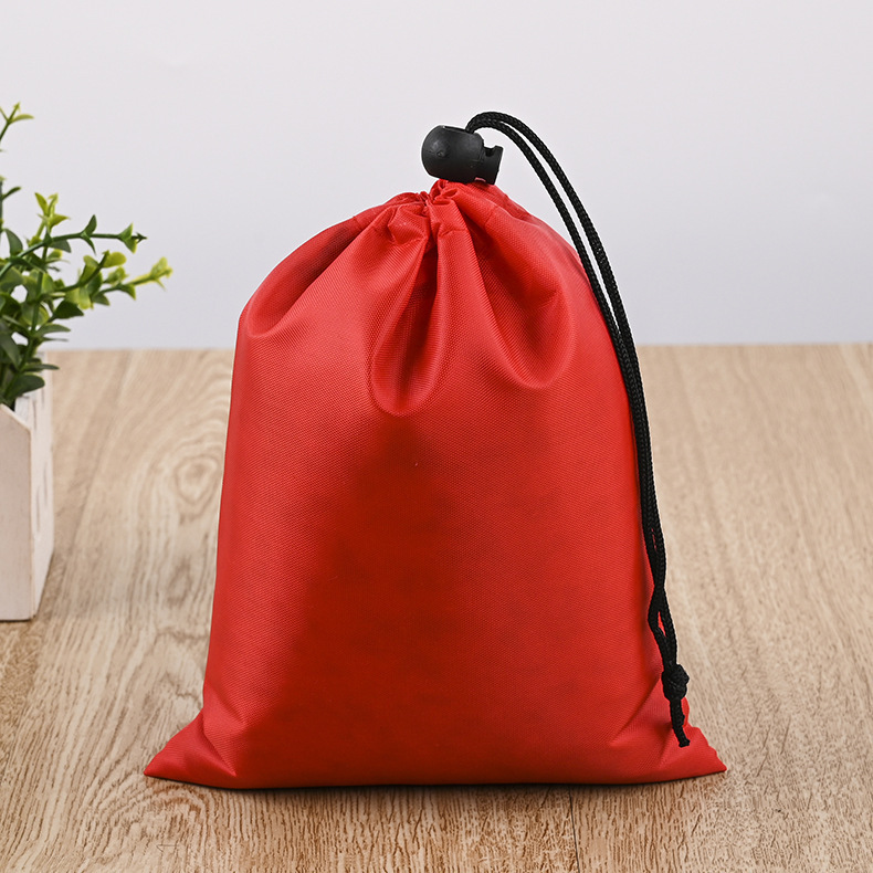 Picture of Simple Drawstring Bag Polyester Drawstring Pocket Lightweight Portable Storage Dust Bag Organizer Bag Outdoor Sports Handbag