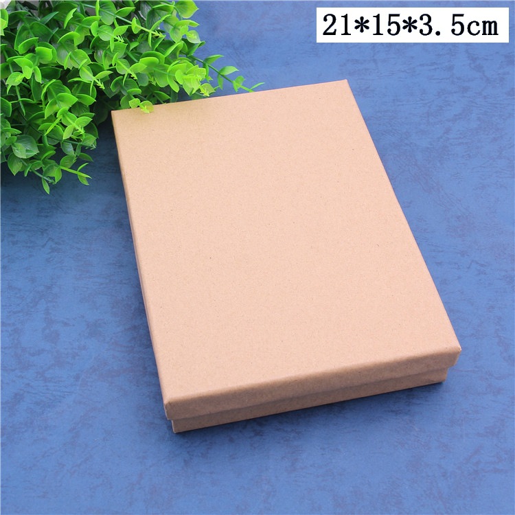 in stock Wholesale Tiandi Cover Jewelry Packaging Box Large Jewelry Set Box Retro Kraft Paper Universal Gift Box