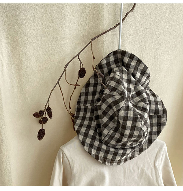 Picture of 2024 Spring & Fall New Korean Style Kidsren's Clothing for Boys and Girls, Cotton Plaid Casual Pants, Kidsren's Pants, Baby Outer Wear