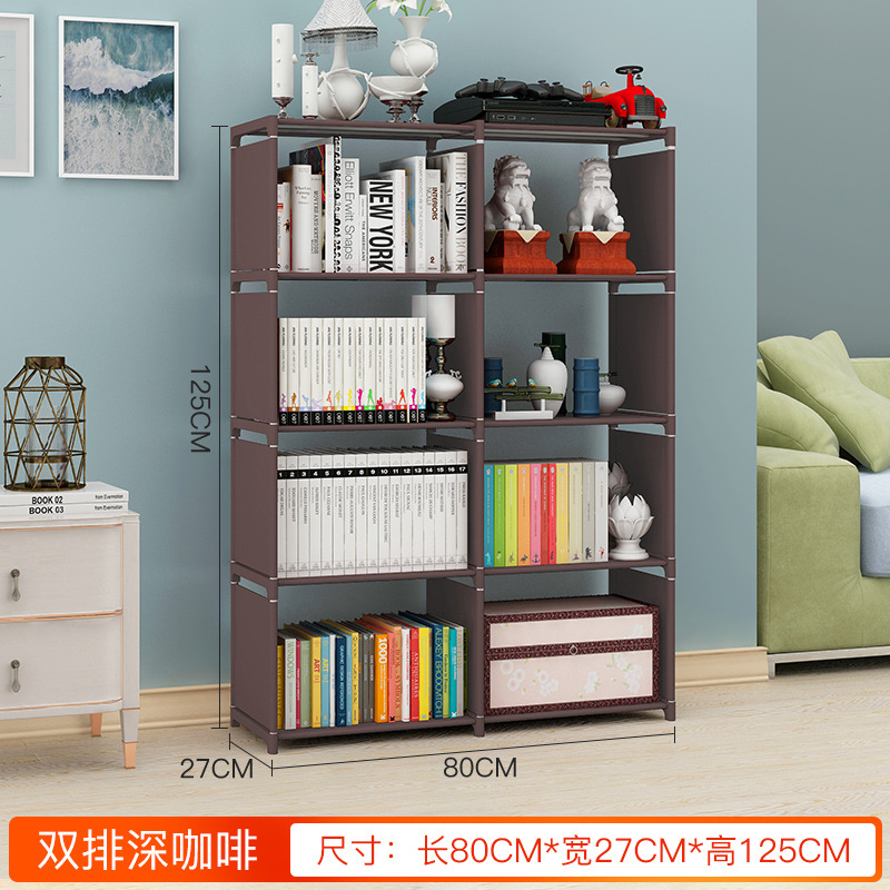 Picture of Bookcase trapezoidal bookshelf multi-layer combination bookcase shelf children student bookshelf classroom locker storage bookshelf