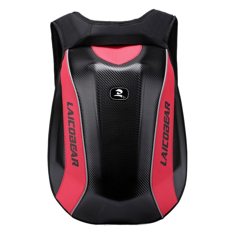Enlarged Version of Backpack Outdoor Backpack Racing Riding Mountain Bike Motorcycle Rider Black Motorcycle Helmet Hard Shell