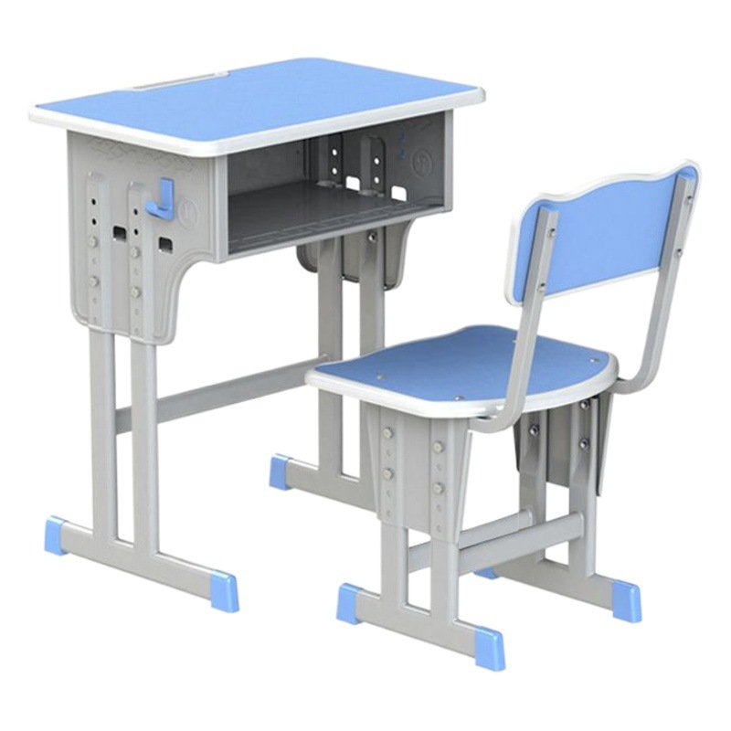 Picture of School Desk and Chair Training Desk Study Desk Children's Desk Single Training Desk Liftable Student Desk and Chair
